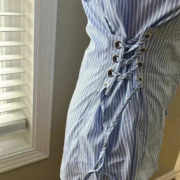 [N1/US4]Marc Cain Collections Women's  Blue Straps Blouse-NWOT - Picture 12 of 16